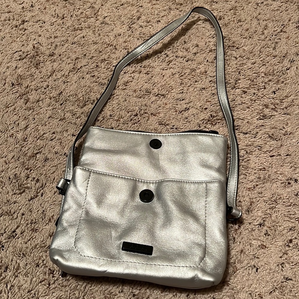 Silver Kenneth Cole Reaction Crossbody